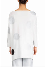 Load image into Gallery viewer, Berek One Black Polka Dot Top (White Silver)