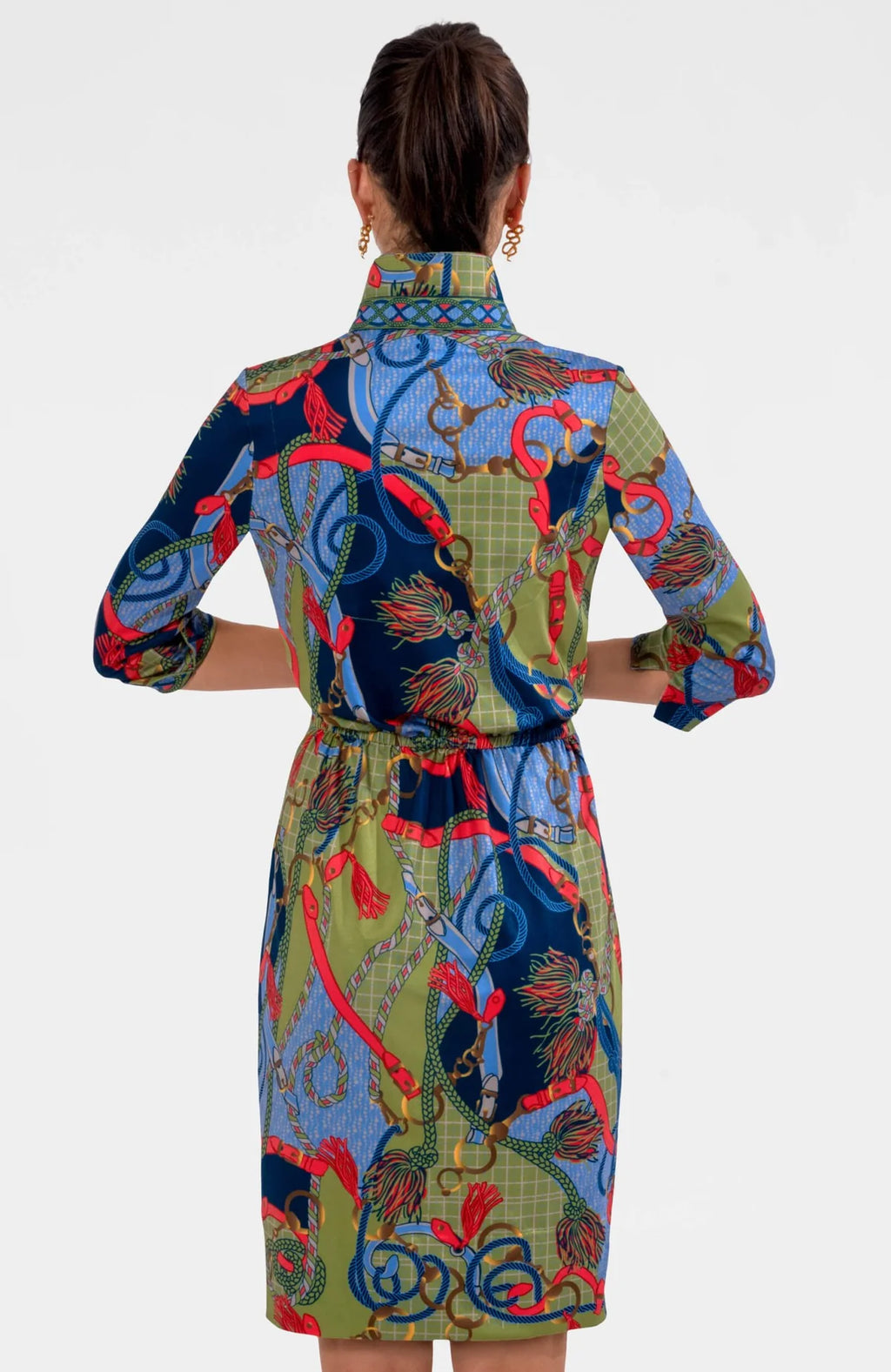 Gretchen Scott Twist and Shout Dress - Ditto Print