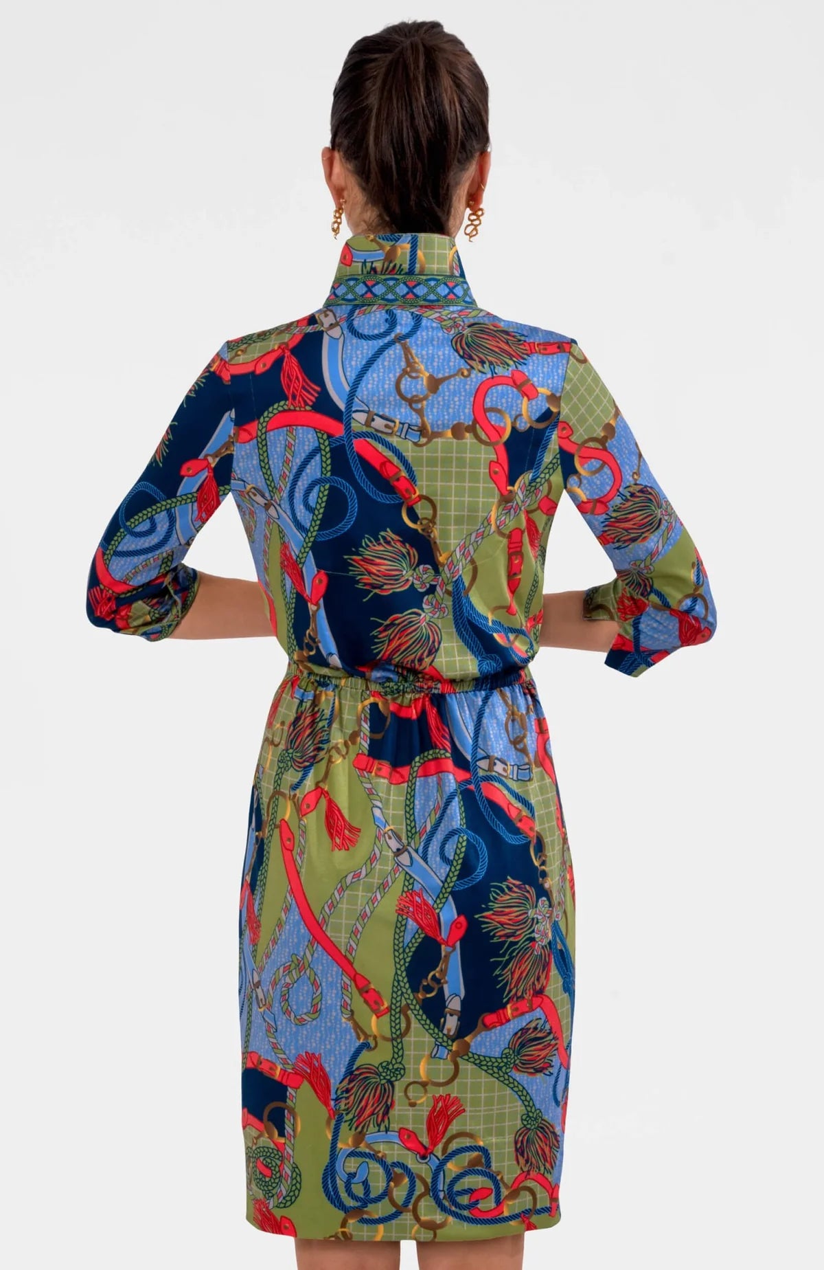 Gretchen Scott Twist and Shout Dress - Ditto Print