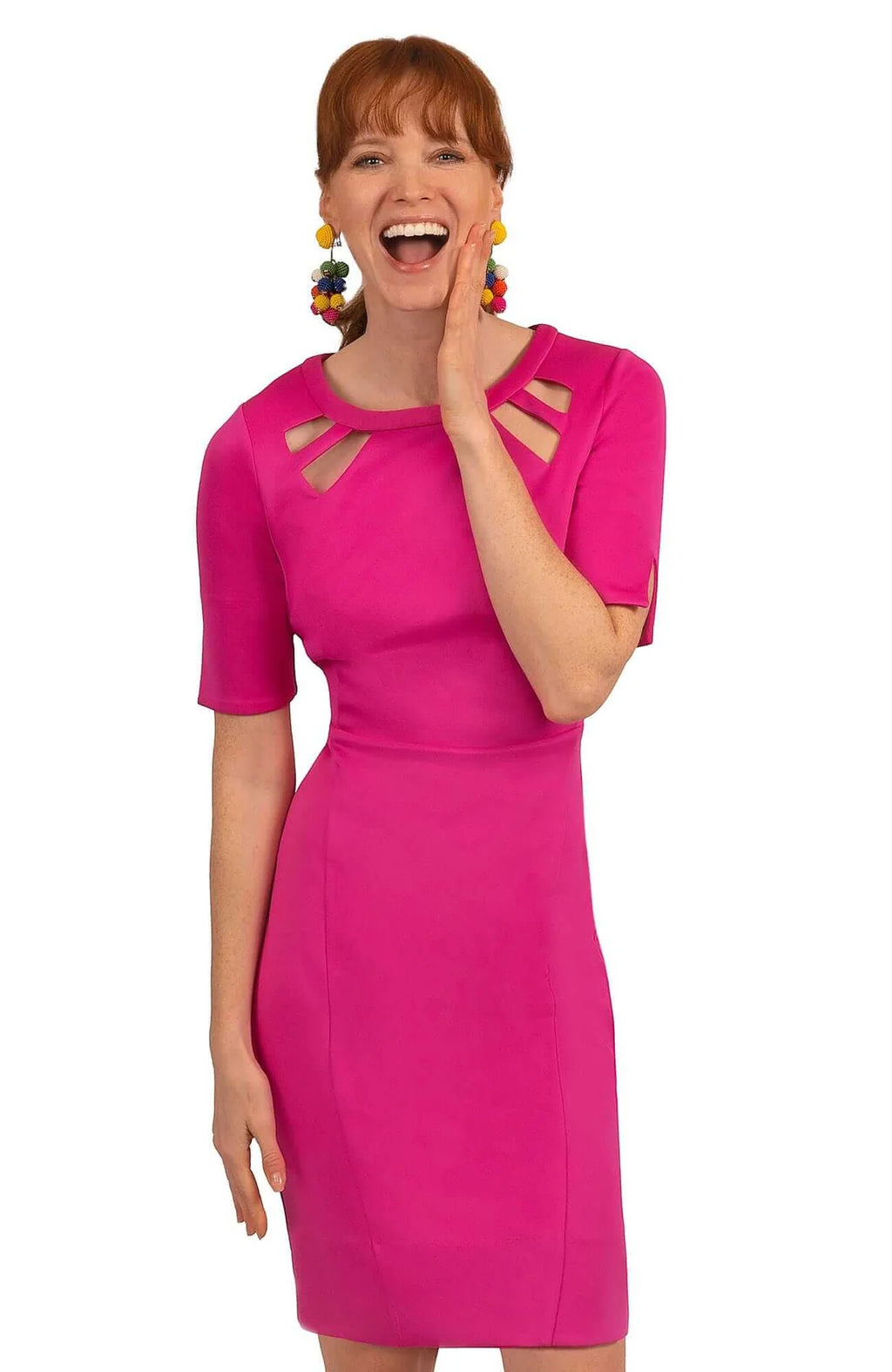 Gretchen Scott Peek-a-Boo Dress