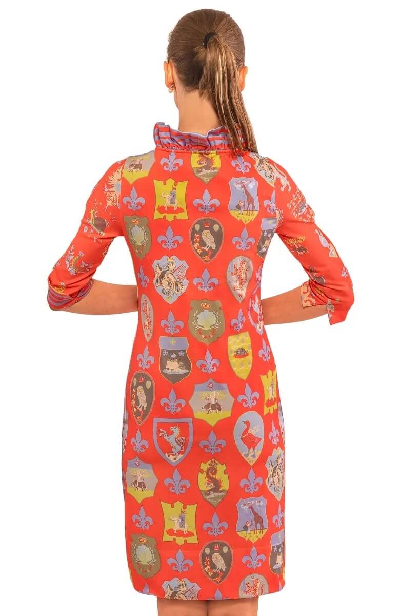 Gretchen Scott Ruffle Neck Sienna Dress