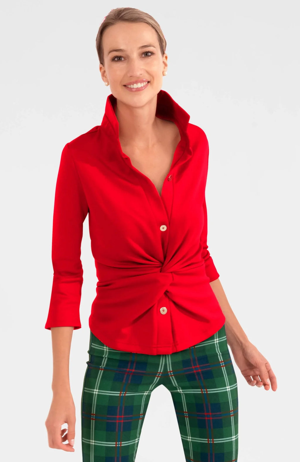 Gretchen Scott Twist and Shout Top