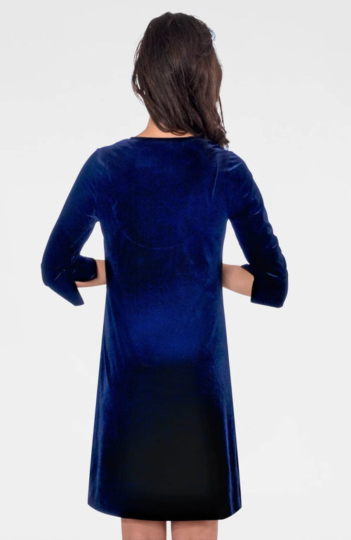 Gretchen Scott Cinch Tie Velvet Dress