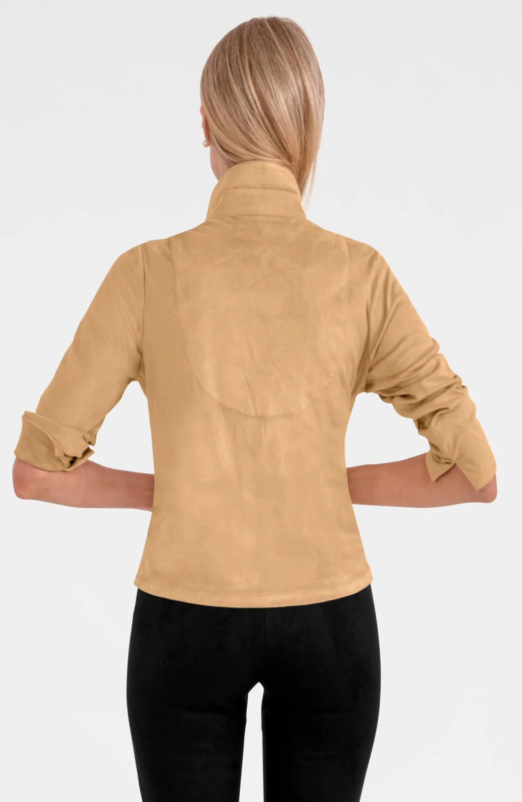 Gretchen Scott Suede Twist Top