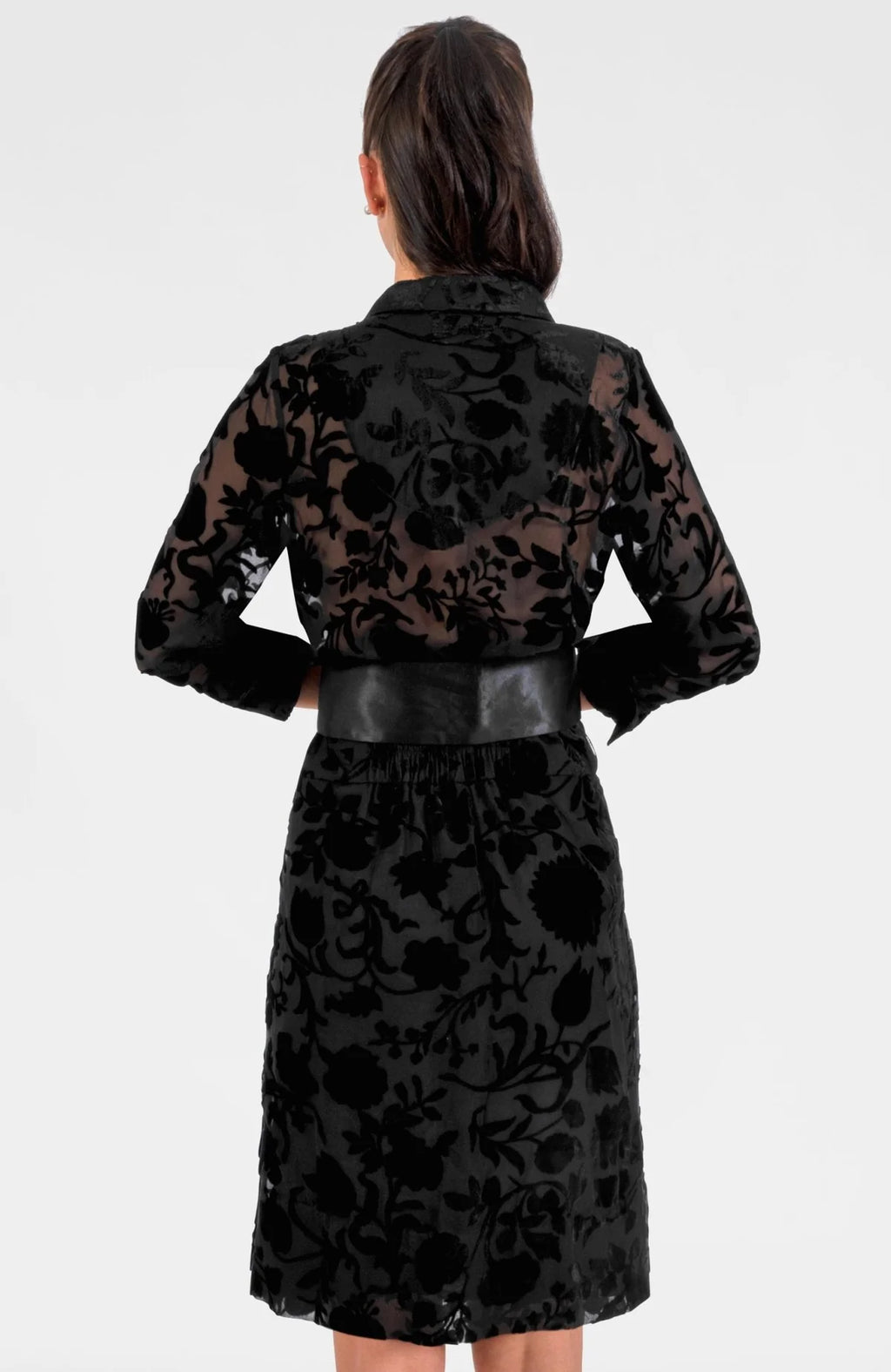 Gretchen Scott Burnout Floral Dress