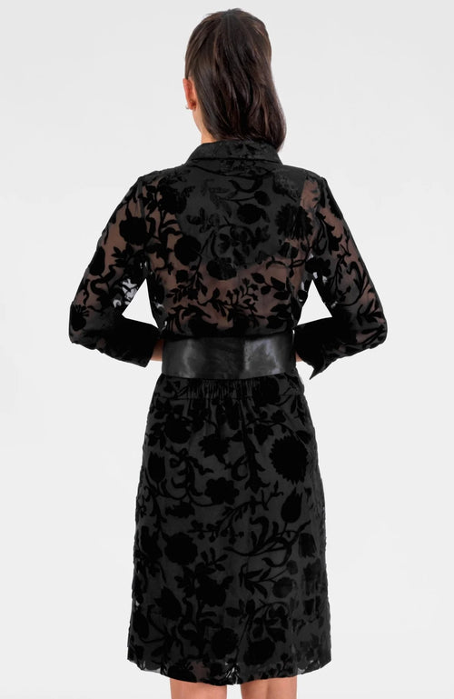 Gretchen Scott Burnout Floral Dress