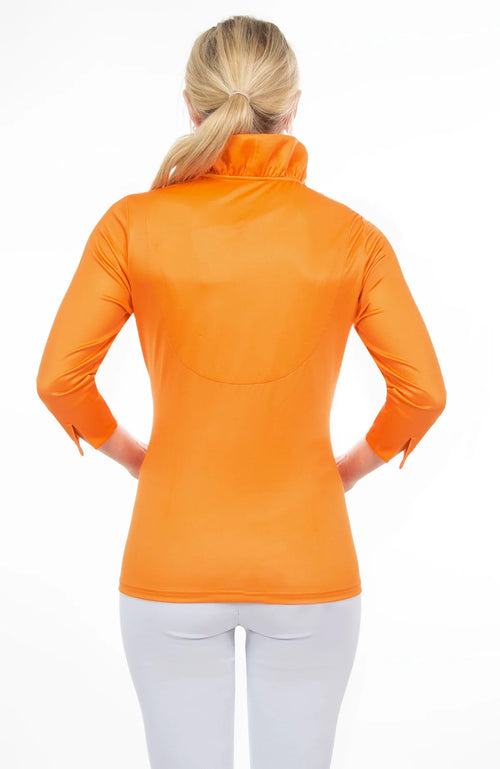 Gretchen Scott Ruffle Neck