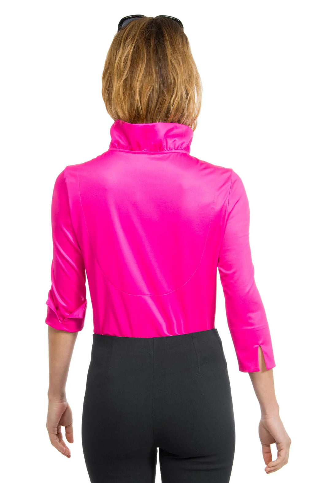 Gretchen Scott Ruffle Neck