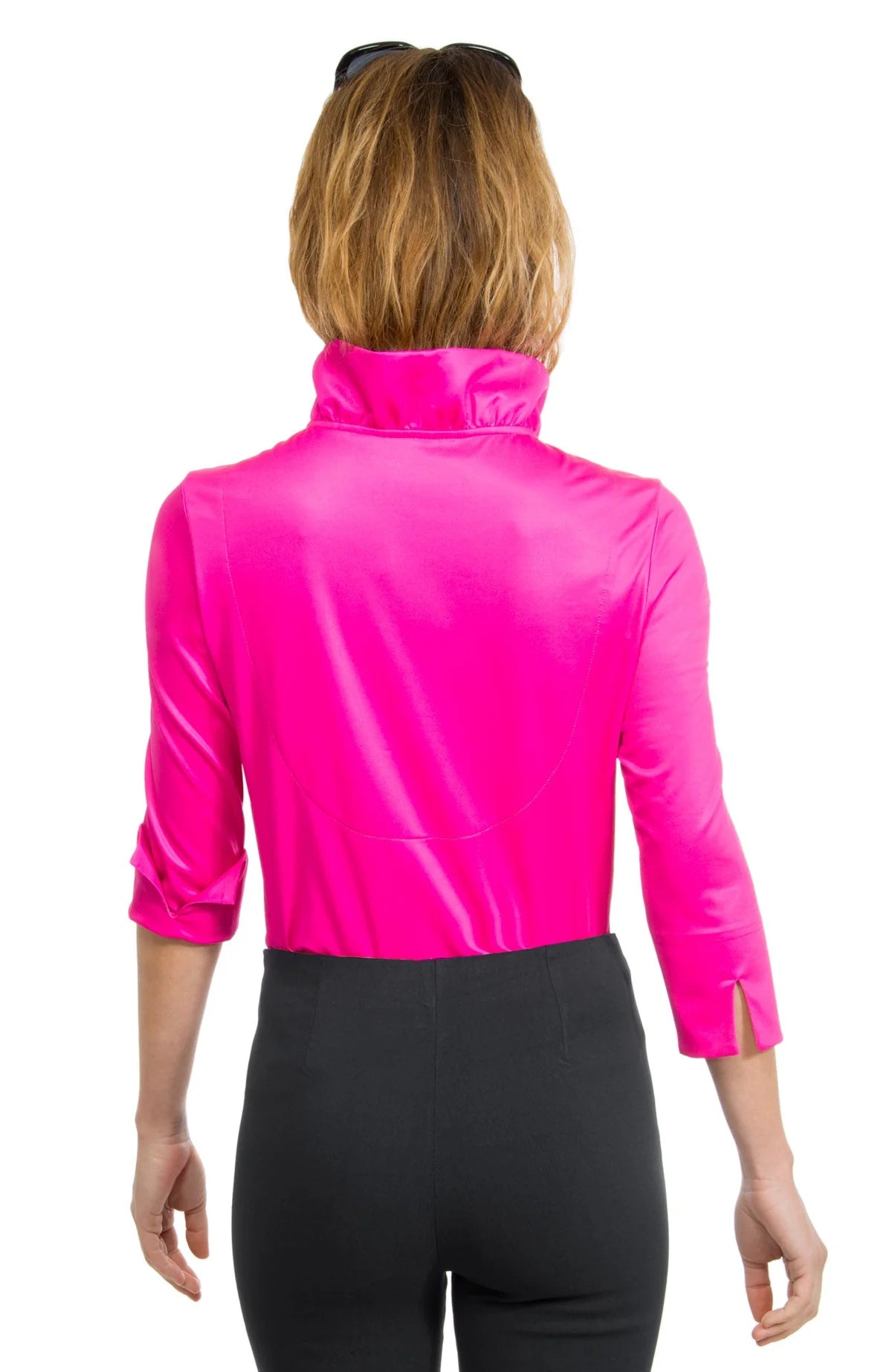 Gretchen Scott Ruffle Neck
